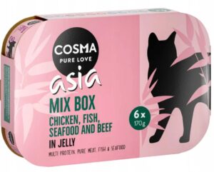 Cosma Asia w galarecie 6 x 170g zestaw mieszany 2