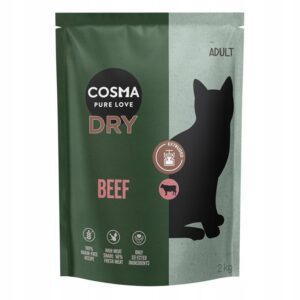 Cosma Extruded wołowina 2kg Monobiałkowa bez zbóż