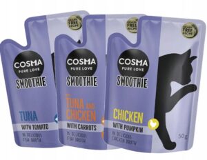 Cosma smoothie 12x50g mix smaków