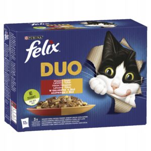 Felix Duo Karma dla kotów wiejskie smaki w galaretce 12 x 85 g