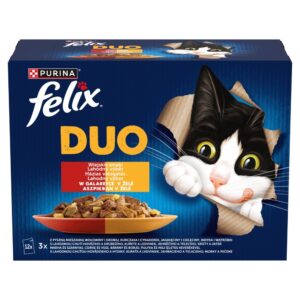 Felix Duo Karma dla kotów wiejskie smaki w galaretce 12 x 85 g