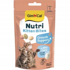 GimCat Nutri Kitten Bites 40g przekąska wspierająca wzrost kociąt