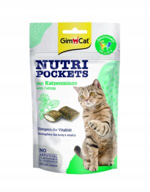 GimCat Nutri Pockets Przysmak z kocimiętką dla kota 60g
