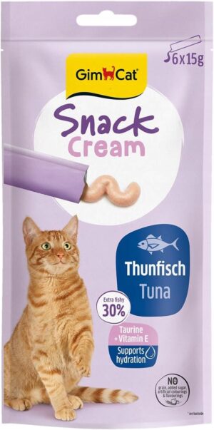 GimCat Snack Cream Duo Sosik dla kota - tuńczyk 6x15g