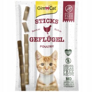 GIMCAT Sticks Drób 4szt przysmak dla kota