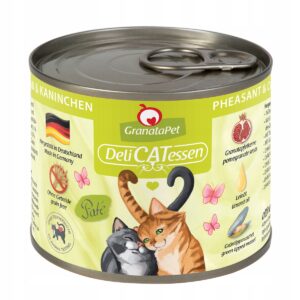 Granatapet DeliCatessen bażant i królik 200 g puszki dla kota bez zbóż