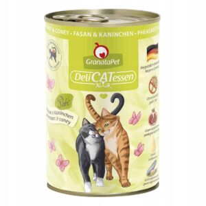 Granatapet DeliCatessen bażant i królik 400 g puszki dla kota bez zbóż