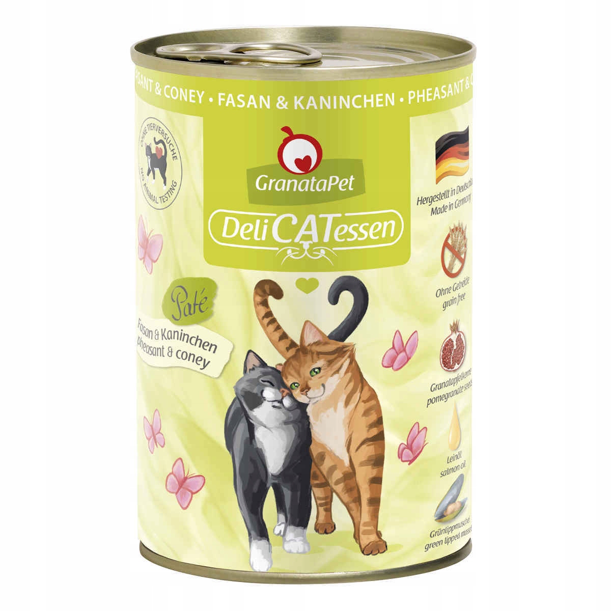Granatapet DeliCatessen bażant i królik 6 x 400 g puszki dla kota bez zbóż