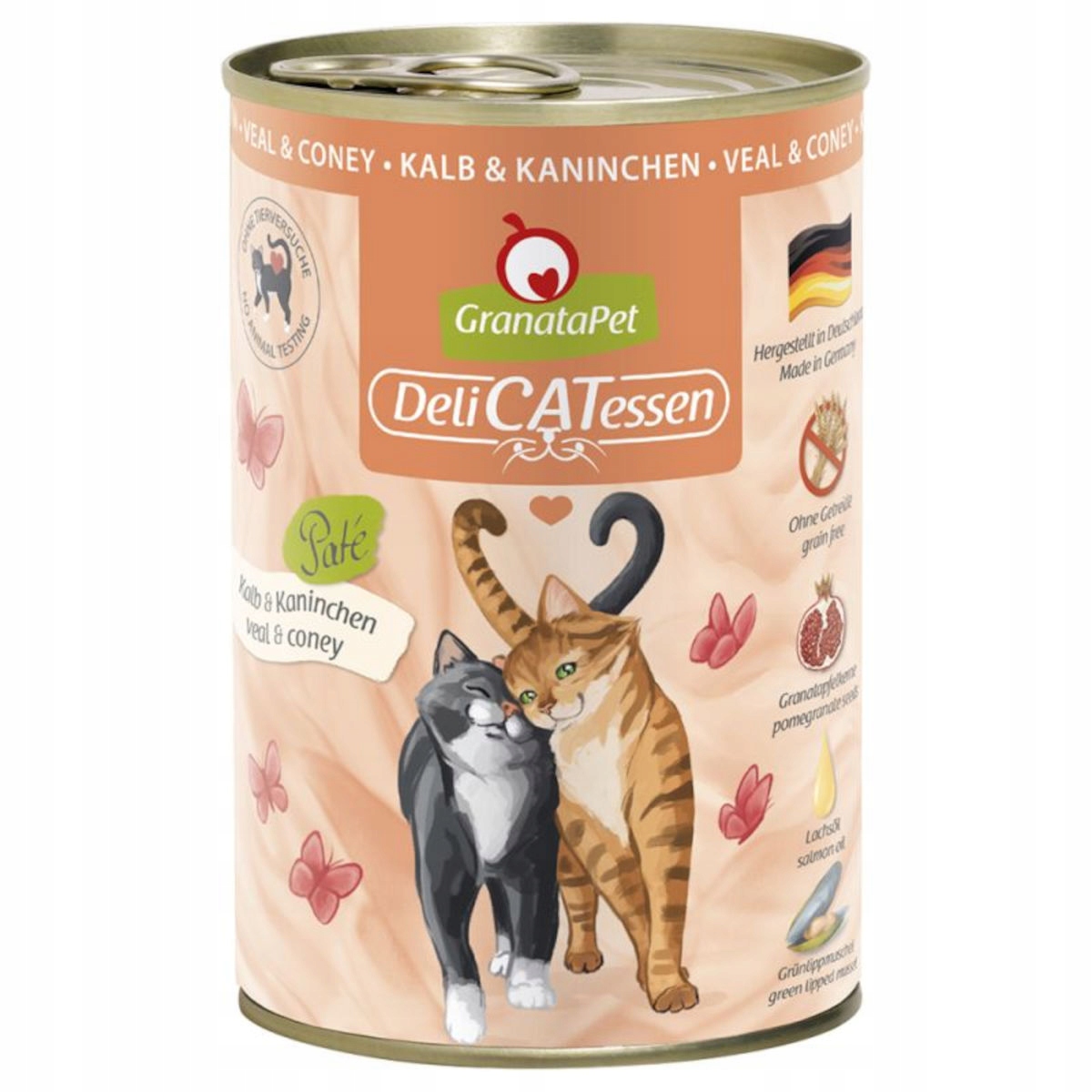 Granatapet DeliCatessen Cielęcina i królik 6 x 400 g puszki dla kota