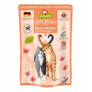 Granatapet DeliCatessen cielęcina i królik 85 g saszetki dla kota bez zbóż