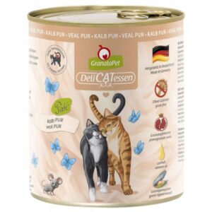 Granatapet DeliCatessen Cielęcina PUR 800 g puszki dla kota bez zbóż
