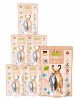 Granatapet DeliCatessen Cielęcina PUR 85 g saszetki dla kota bez zbóż