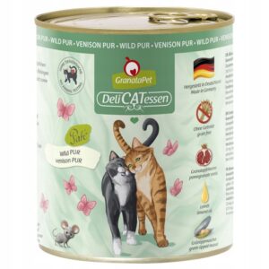 Granatapet DeliCatessen Dziczyzna PUR 800 g puszki dla kota bez zbóż