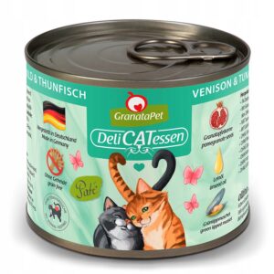 Granatapet DeliCatessen Dziczyzna z tuńczykiem 200 g puszki dla kota