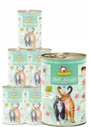 Granatapet DeliCatessen Dziczyzna z tuńczykiem 6 x 400 g puszki dla kota
