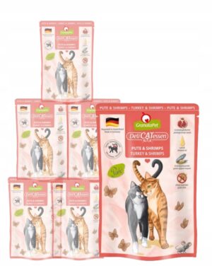 Granatapet DeliCatessen Indyk i krewetki 6 x 85 g saszetki dla kota