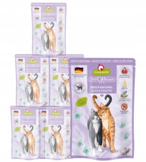 Granatapet DeliCatessen kaczka i drób 6 x 85 g saszetki dla kota bez zbóż