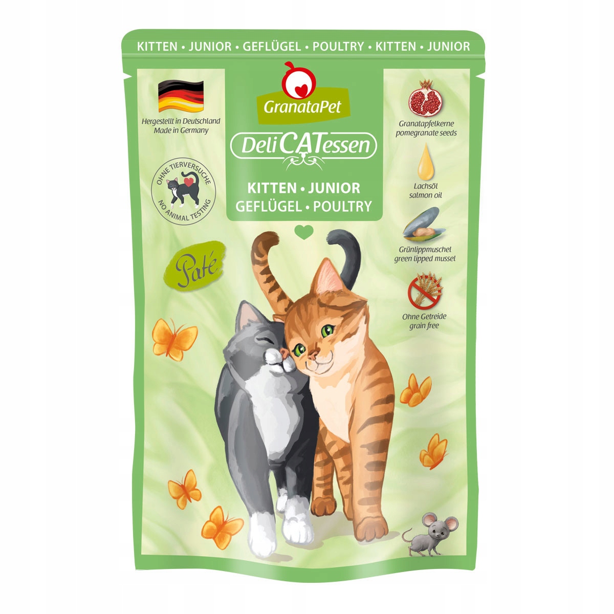 Granatapet DeliCatessen Kitten Drób 85 g saszetki dla kota Junior bez zbóż Granatapet DeliCatessen Kitten Drób 85 g saszetki dla kota Junior bez zbóż