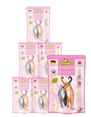 Granatapet DeliCatessen łosoś i owoce morza 6 x 85 g saszetki dla kota