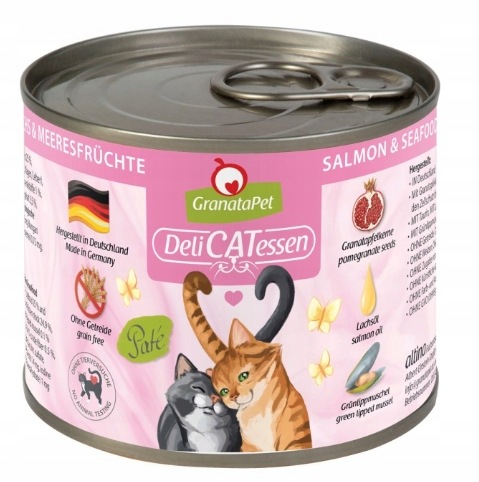 Granatapet DeliCatessen MIX RYBY 6x200 g puszki dla kota bez zbóż