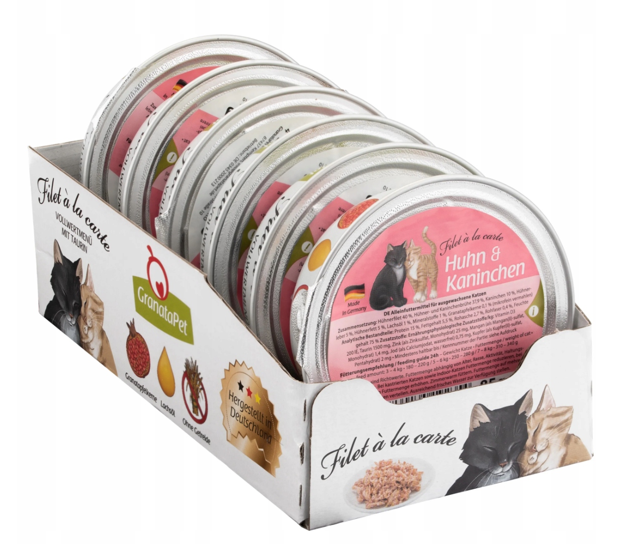 GranataPet Filet à la carte fileciki kurczak i królik 6 x 85g GranataPet Filet à la carte fileciki kurczak i królik 6 x 85g