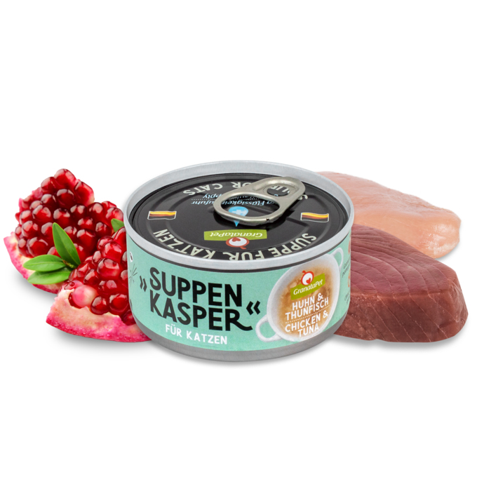 Granatapet Suppenkasper Kurczak z tuńczykiem 70g zupka dla kota Granatapet Suppenkasper Kurczak z tuńczykiem 70g zupka dla kota