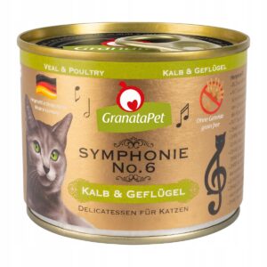 GranataPet Symphonie No.6 cielęcina i drób 200 g puszki dla kota