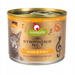 GranataPet Symphonie No.7 kurczakiem i rybą 200 g puszki dla kota
