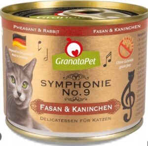 GranataPet Symphonie No.9 bażant i królik 200 g puszki dla kota
