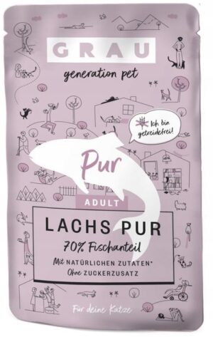 GRAU saszetki 125g łosoś pur