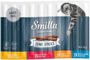 Kabanosy Smilla 10 x 5g mix smaków long sticks