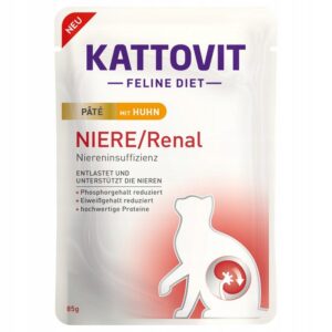 KATTOVIT saszetka 85g dla kota dieta Renal kurczak