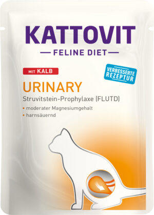 KATTOVIT URINARY karma mokra dla kotów układ moczowy cielęcina saszetka 85g
