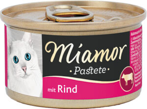 MIAMOR Pasztet Wołowina 85g dla kota
