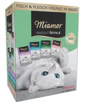MIAMOR Ragout Royal Mix zestaw saszetek 12x100g w sosie