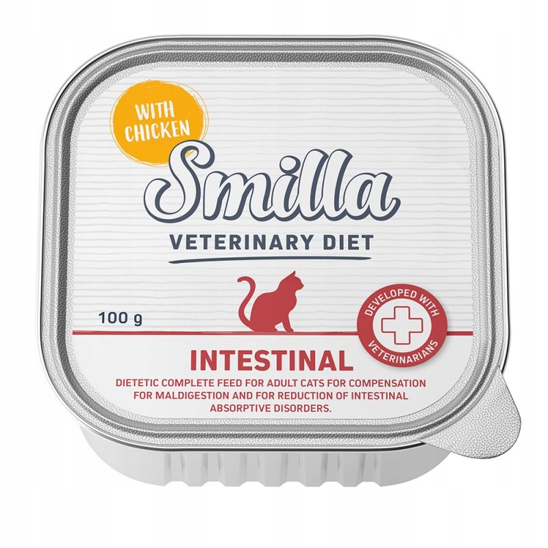milla Veterinary Diet Intestinal kurczak 8 x 100g