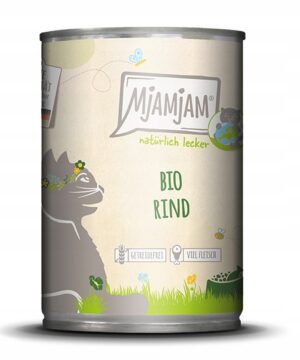 Mjamjam BIO Wołowina 400g – Ekologiczna Mokra Karma dla Kot
