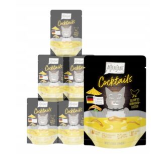 Mjamjam Coctails szarpany kurczak zupka dla kota 6x40g