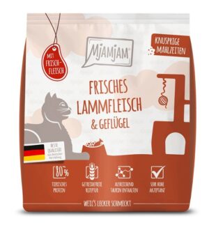 Mjamjam karma sucha jagnięcina z drobiem 300g