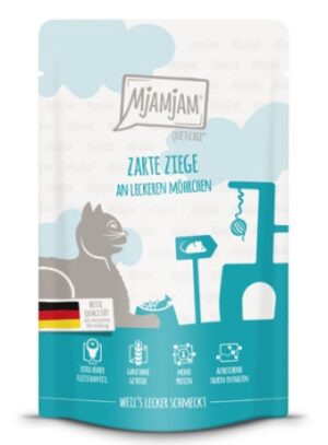 Mjamjam Quetschie Kozina z marchewką 125g Koza