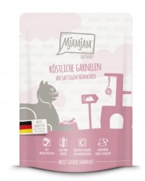 Mjamjam Quetschie pyszne krewetki z soczystym kurczakiem 300g