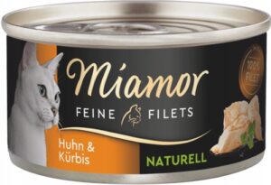 Mokra karma dla kota MIAMOR Feine Filets Naturelle kurczak dynia 80g