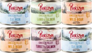 Purizon Mix smaków 6 x 200 g bez zbóż