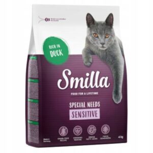 Smilla Adult Sensitive bez zbóż kaczka 4kg