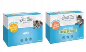 smilla kitten w saszetkach mix smaków 24 x 85g dla kociąt