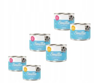 Smilla mix smaków KITTEN 6 x 200g