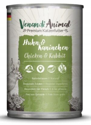 Venandi Kurczak z królikiem 400g