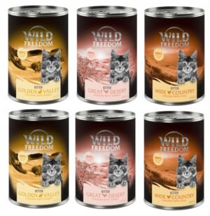 Wild Freedom Kitten 6 x 400g mix smaków