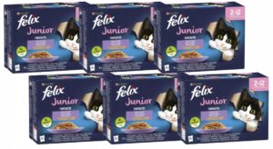 Zestaw Felix Junior 4 smaki 72 x 85 g Nowa Receptura