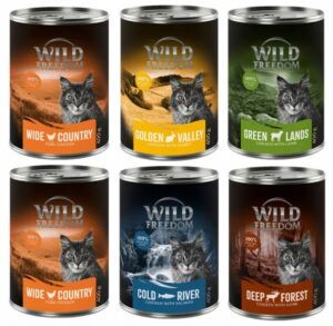 Zestaw Wild Freedom Adult 6 x 400 g, bez zbóż Zestaw mieszany 1